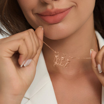 Personalizuotas katės vardo vėrinys