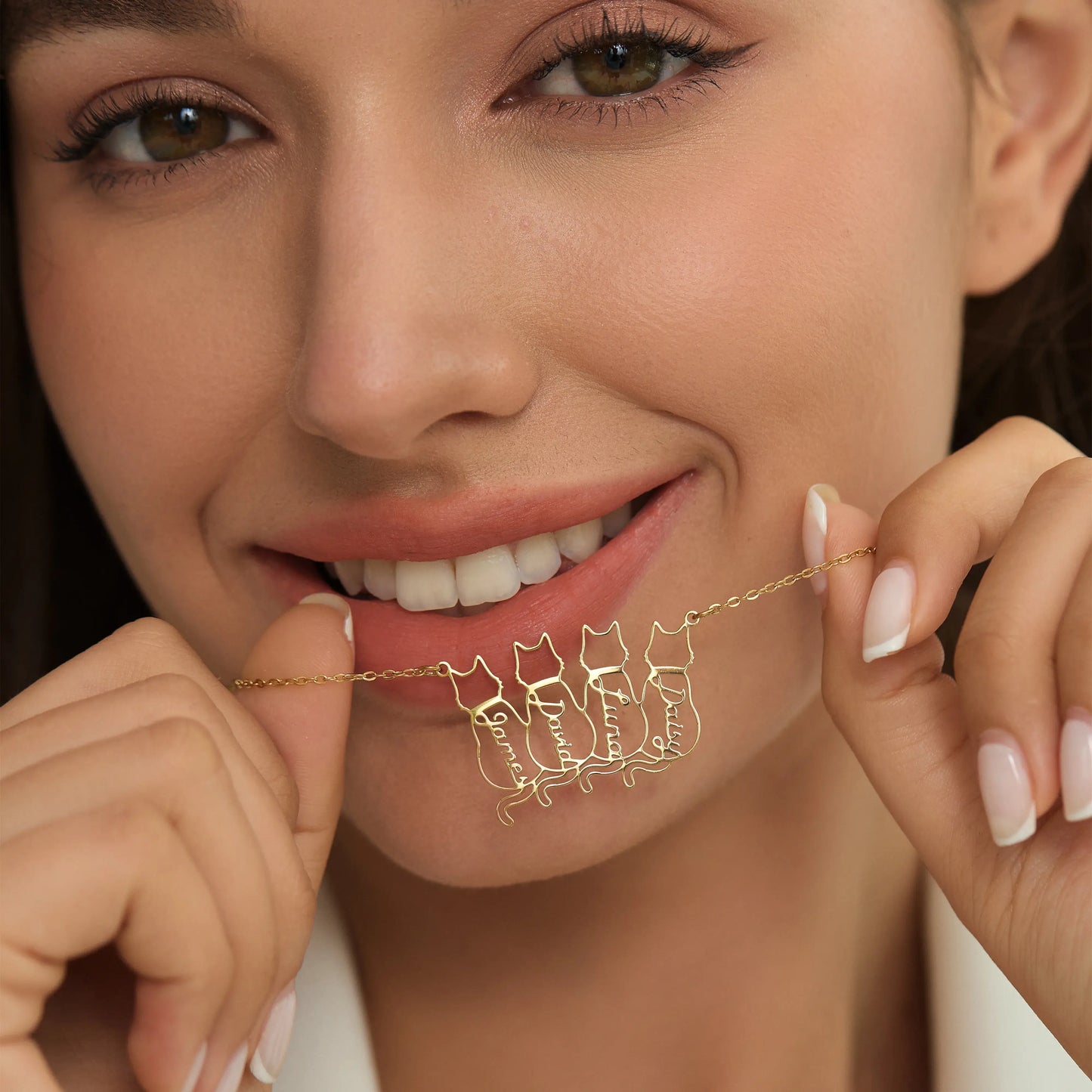 Personalizuotas katės vardo vėrinys