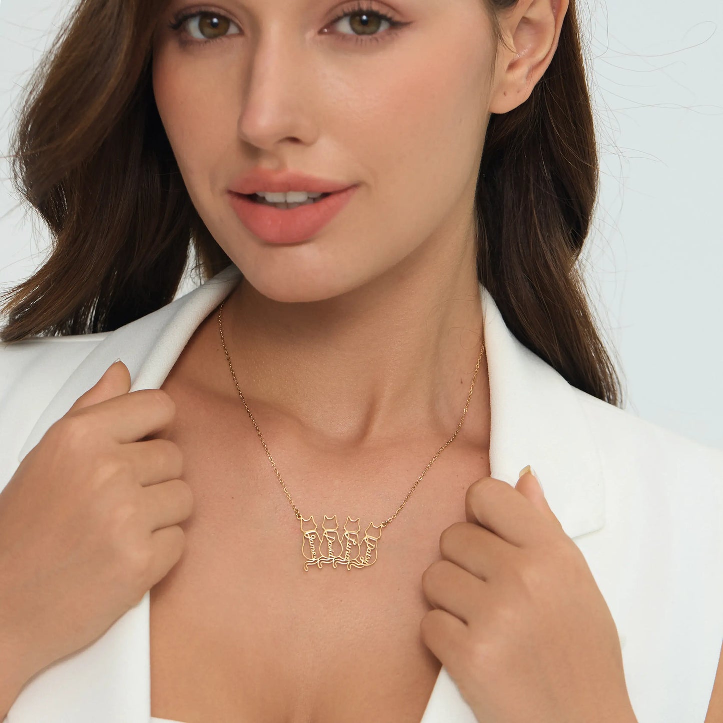 Personalizuotas katės vardo vėrinys