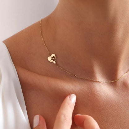 Personalizuotas letenėlės ir širdelės vėrinys su vardu